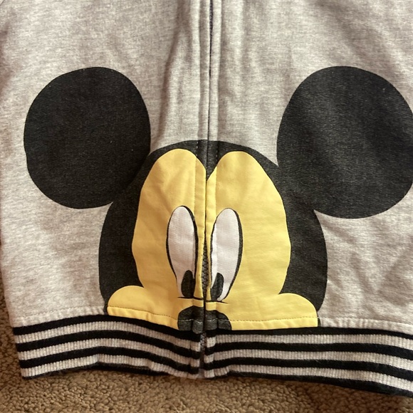Disney Hooded Sweatshirt Zipper Mickey Mouse Hoodie Jacket 24 Months - Picture 3 of 11